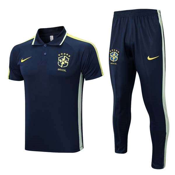 Polo Brasil Conjunto Completo 2023-2024 Azul